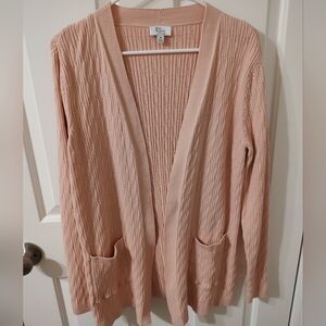 Kim Rogers Pink Cardigan Sweater - Medium